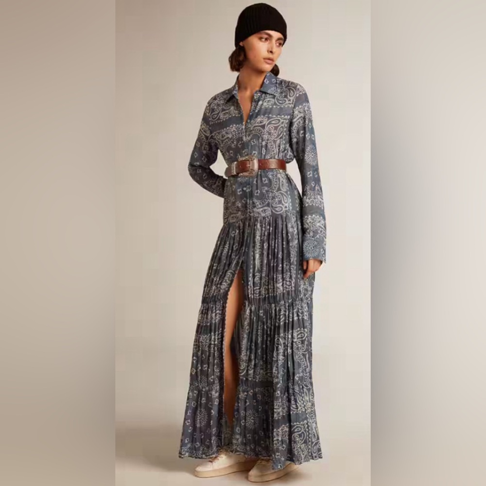 Golden Goose bandana print dress